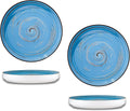 Wilmax Teller 23 cm 2er-Set Blau aus Porzellan
