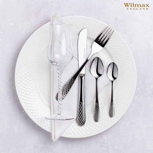 Wilmax Dessertmesser 20,5 cm Silber aus Edelstahl