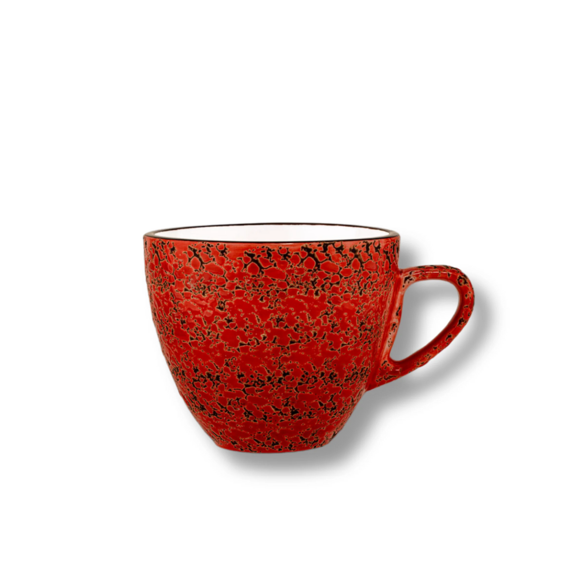 Wilmax Tasse 300 ml Rot aus Porzellan