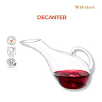 Wilmax Weindekanter 1500 ml Transparent aus Wilmax Crystalline-Serie