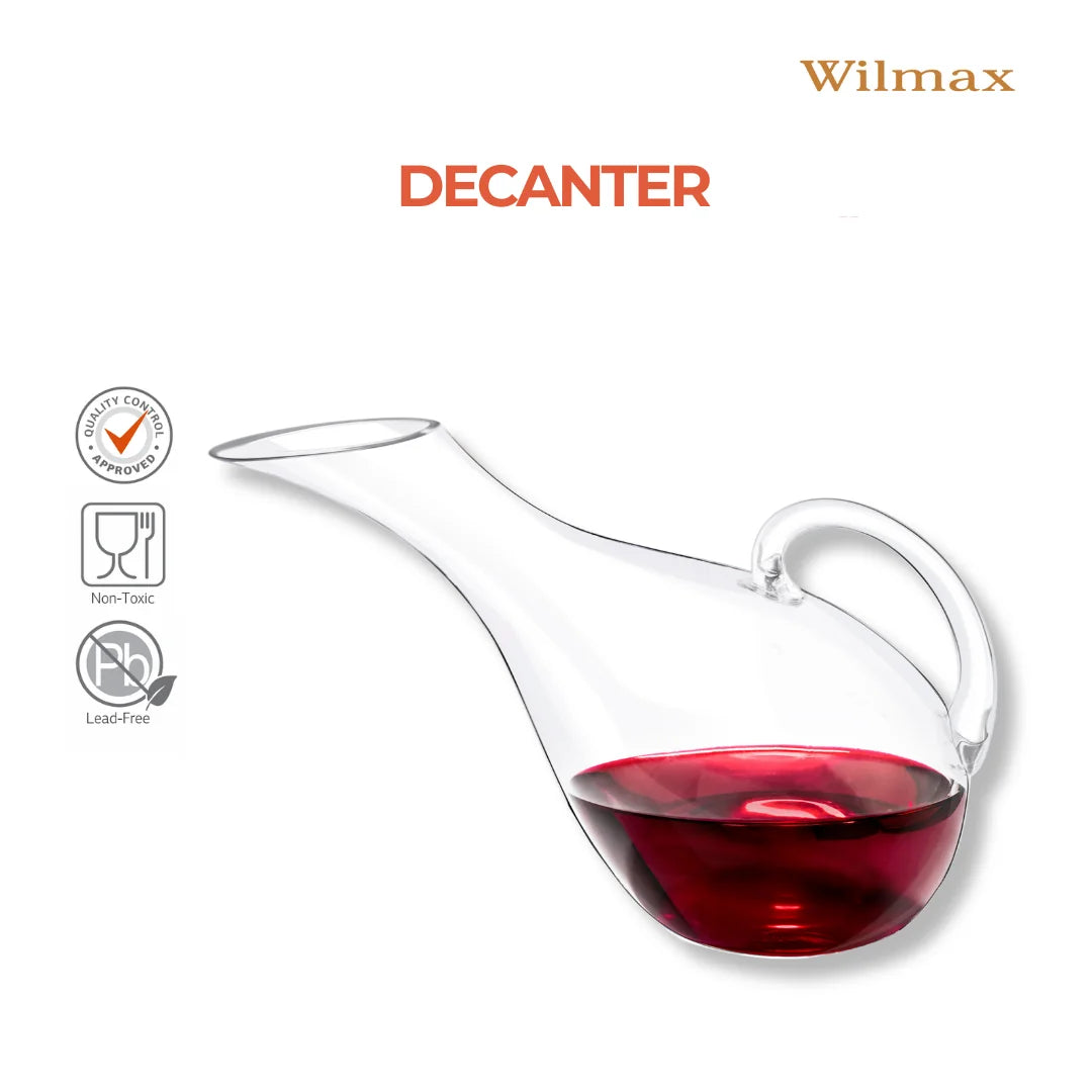 Wilmax Weindekanter 1500 ml Transparent aus Wilmax Crystalline-Serie