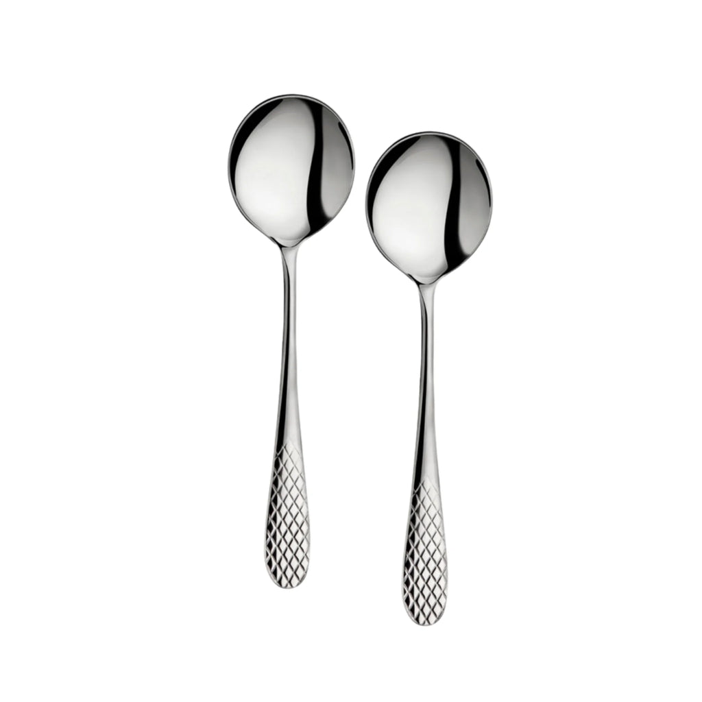 Wilmax Suppenlöffel 18 cm Edelstahl 2er Set WL-999220/2B