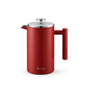 Wilmax French Press 1000 ml aus Edelstahl