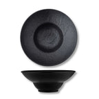 Wilmax Tiefer Teller SlateStone Schwarz 20 cm 800 ml Porzellan WL-661112/A