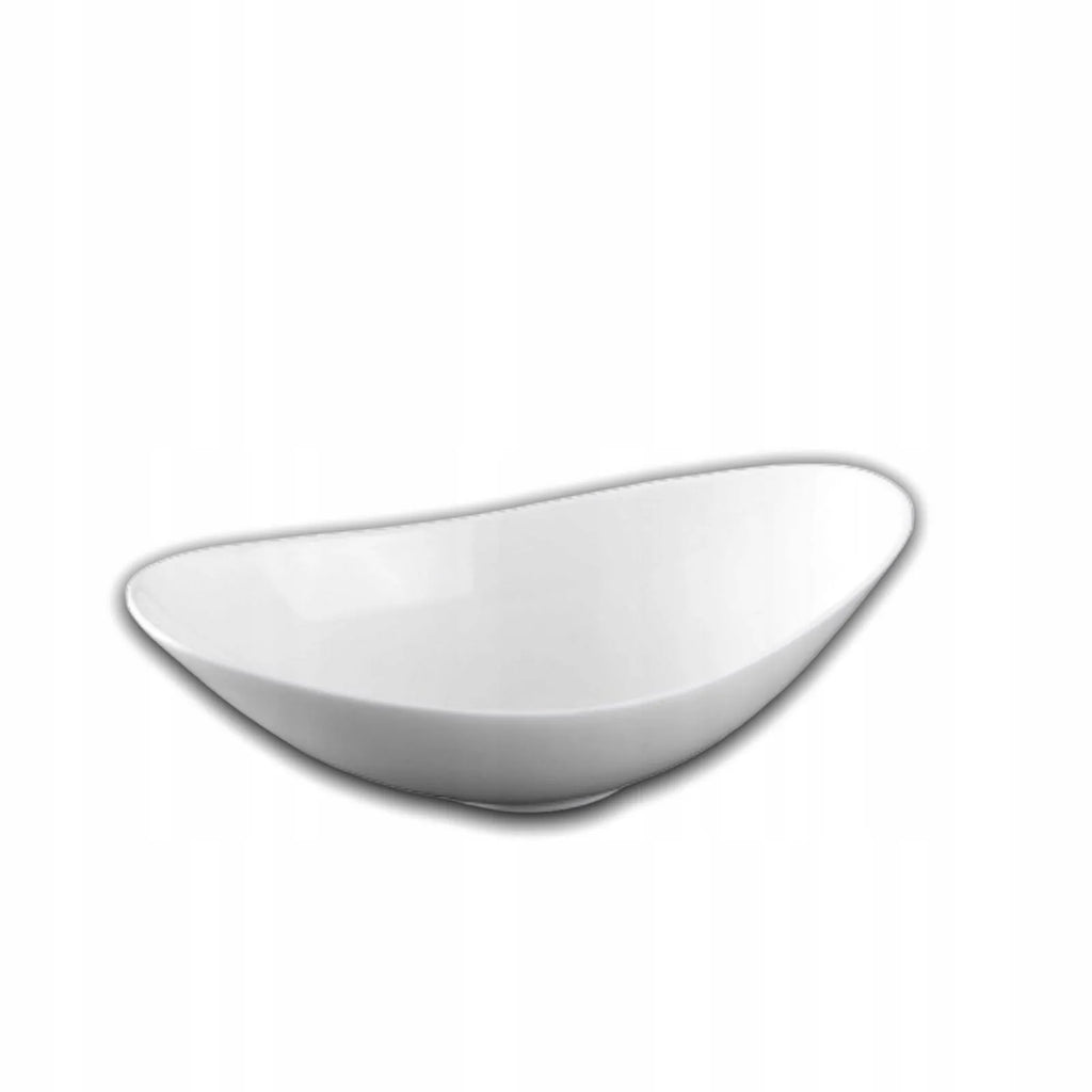 Wilmax Schale 30,5 × 16,5 × 8 cm Weiß aus Porzellan