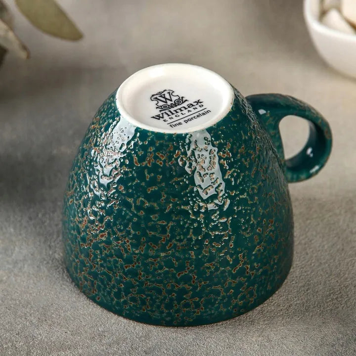 Wilmax Tasse 75 ml Grün aus Porzellan