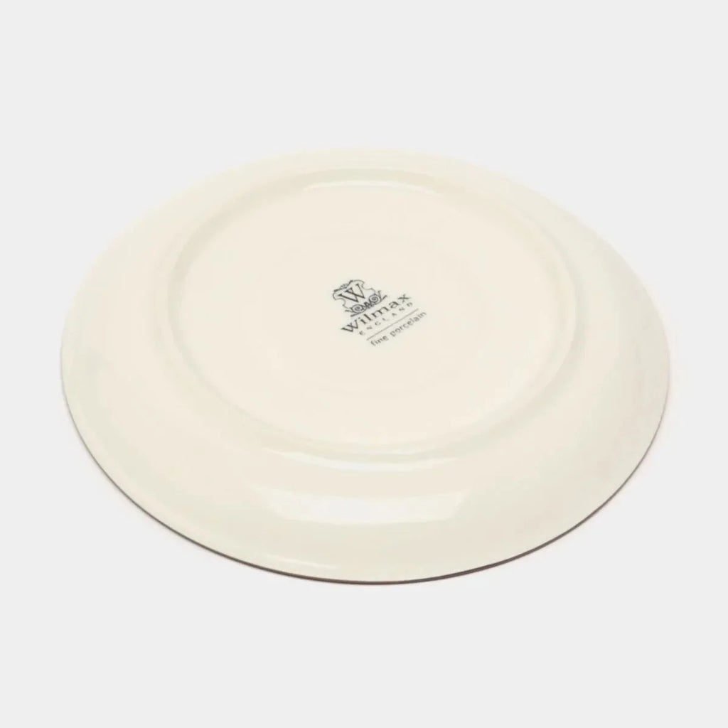 Wilmax Untertasse 11 cm Orange aus Porzellan