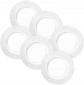 Wilmax Teller 18 cm 6er-Set Weiß aus Porzellan