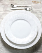 Wilmax Speiseteller 25,5 cm Weiß Porzellan 6er Set WL-880101/6C