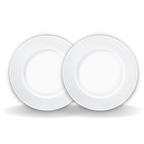 Wilmax Speiseteller 25,5 cm Weiß Porzellan 2er Set WL-880101/2C