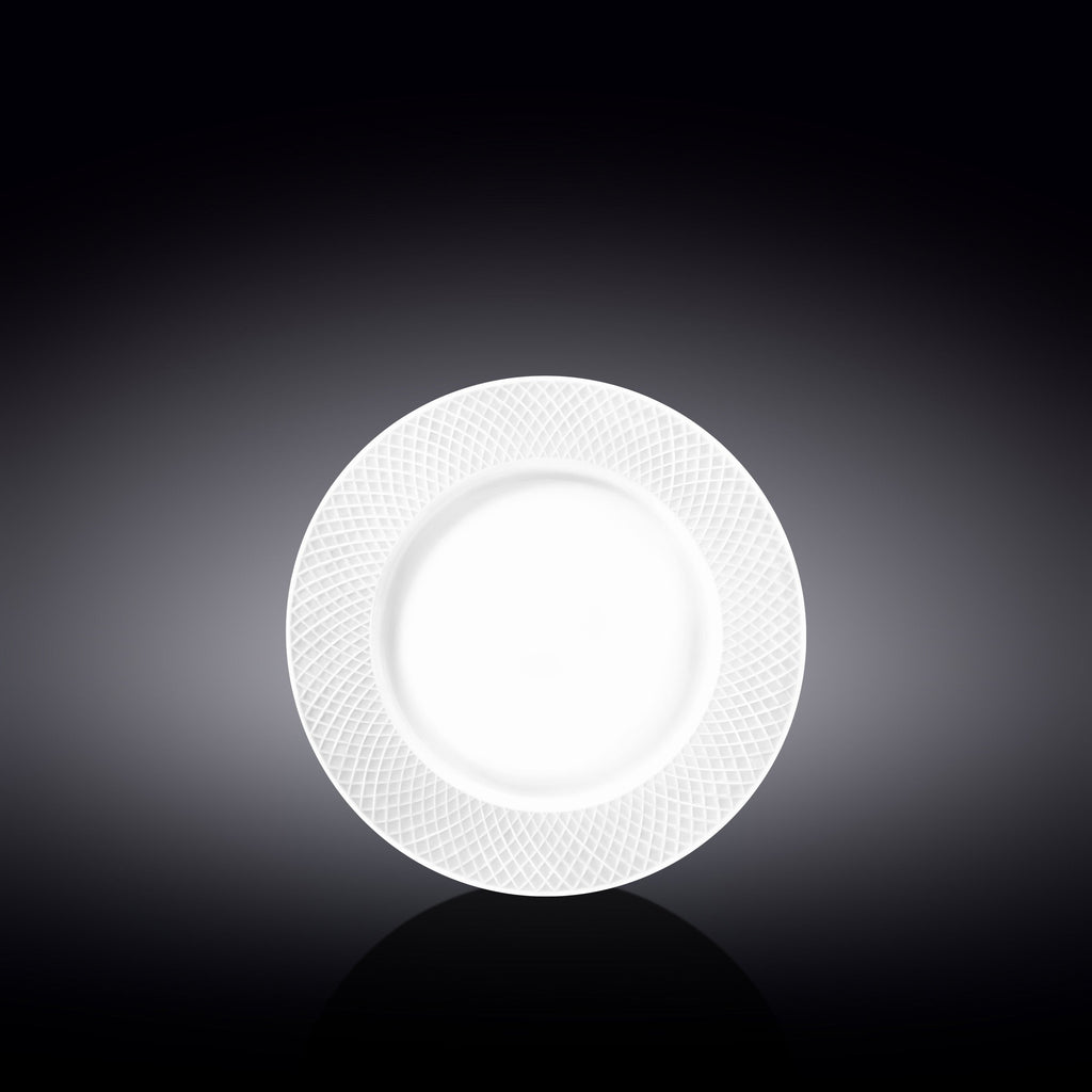 Wilmax Teller 18 cm Weiß aus Porzellan