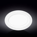 Wilmax Servierplatte oval 35x25 cm Weiß Porzellan Diamond WL-880101117/A