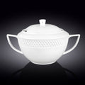 Wilmax Suppenterrine mit Deckel 2800 ml Weiß Porzellan WL-880101511/A