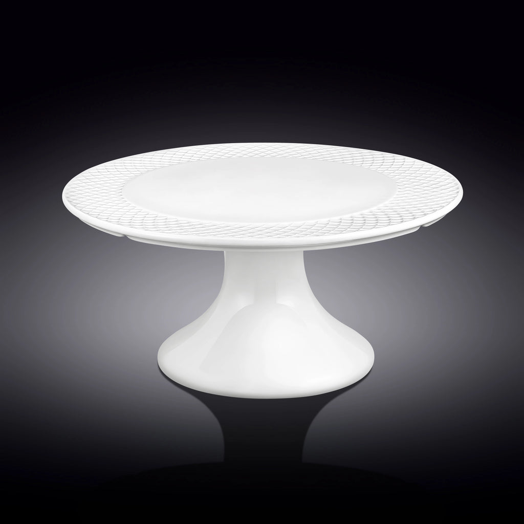 Wilmax Tortenständer 30,5x10 cm Weiß Porzellan WL-880101704/A
