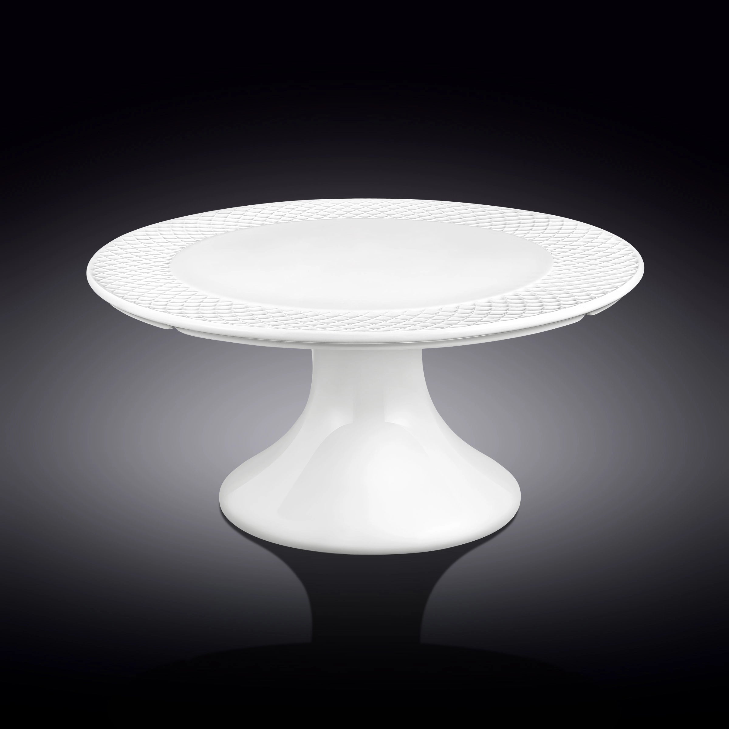 Wilmax Tortenständer 30,5x10 cm Weiß Porzellan WL-880101704/A