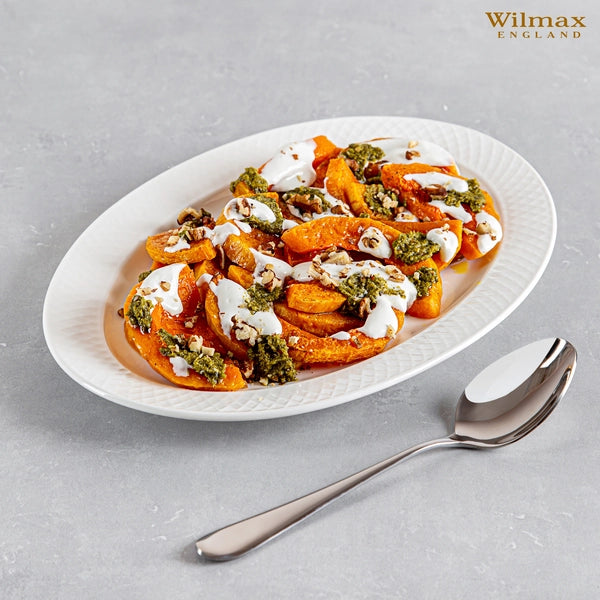 Wilmax Servierplatte oval 35x25 cm Weiß Porzellan WL-880103/A