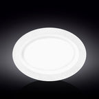 Wilmax Servierplatte oval 35x25 cm Weiß Porzellan WL-880103/1C