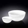 Wilmax Schalen Set 7-teilig Weiß Porzellan WL-880104/7C