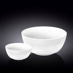 Wilmax Schalen Set 7-teilig Weiß Porzellan WL-880104/7C