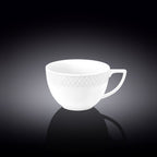 Wilmax Jumbo Tasse 500 ml Weiß Porzellan 2er Set WL-880109/2C