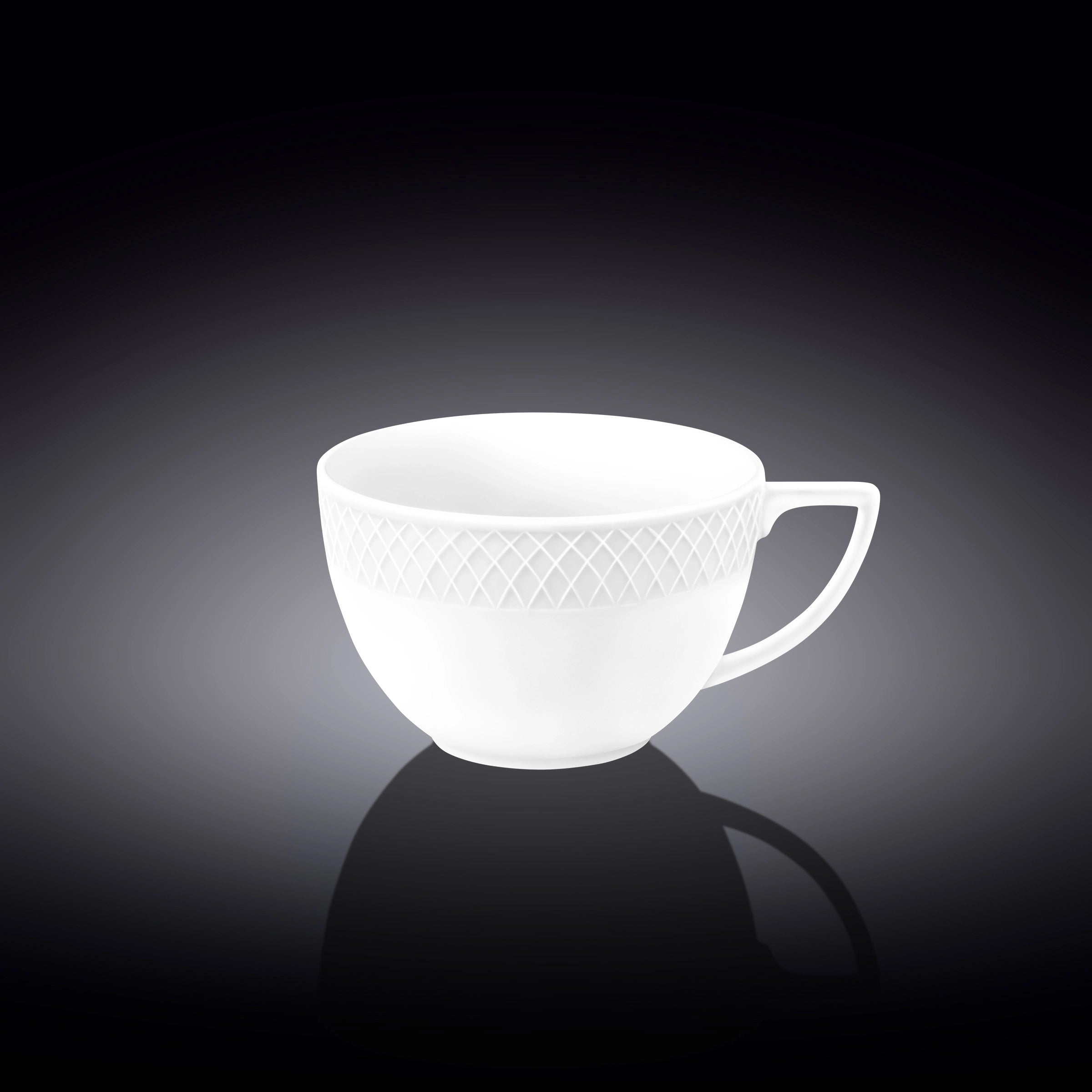 Wilmax Jumbo Tasse 500 ml Weiß Porzellan WL-880101409/A