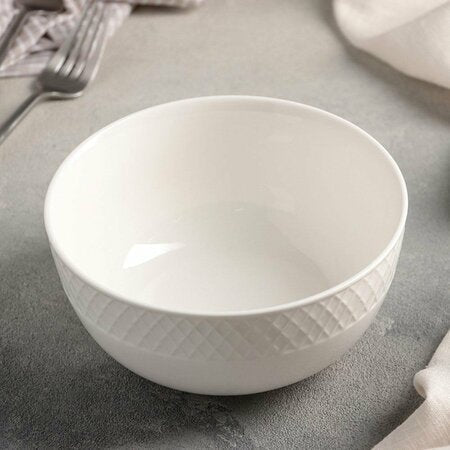 Wilmax Schale 20 cm 1850 ml Weiß aus Porzellan