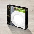 Wilmax Teller 28 cm 2er-Set Weiß aus Porzellan