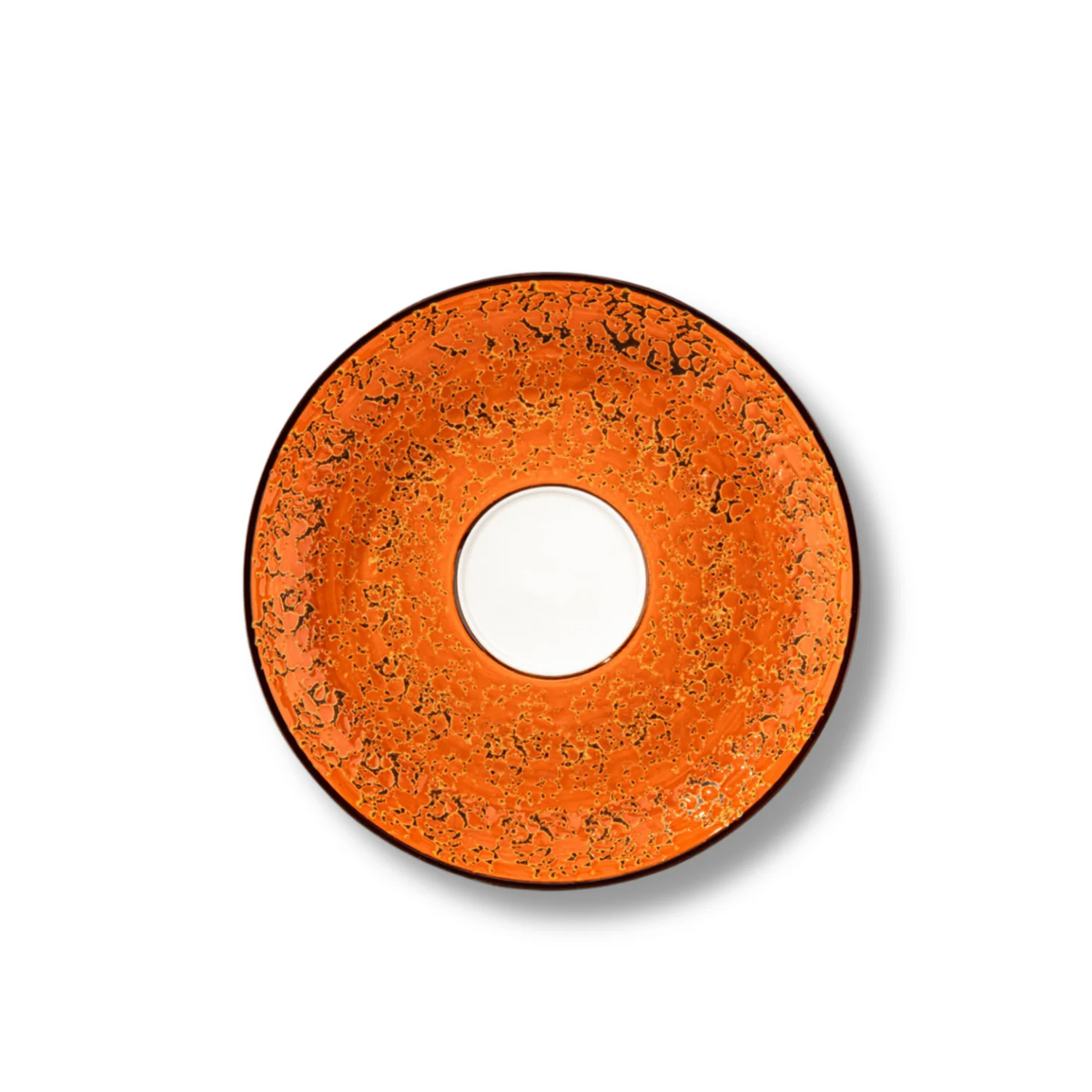 Wilmax Untertasse 15 cm Orange aus Porzellan
