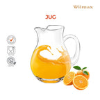 Wilmax Krug 1000 ml Transparent aus Wilmax Crystalline-Serie
