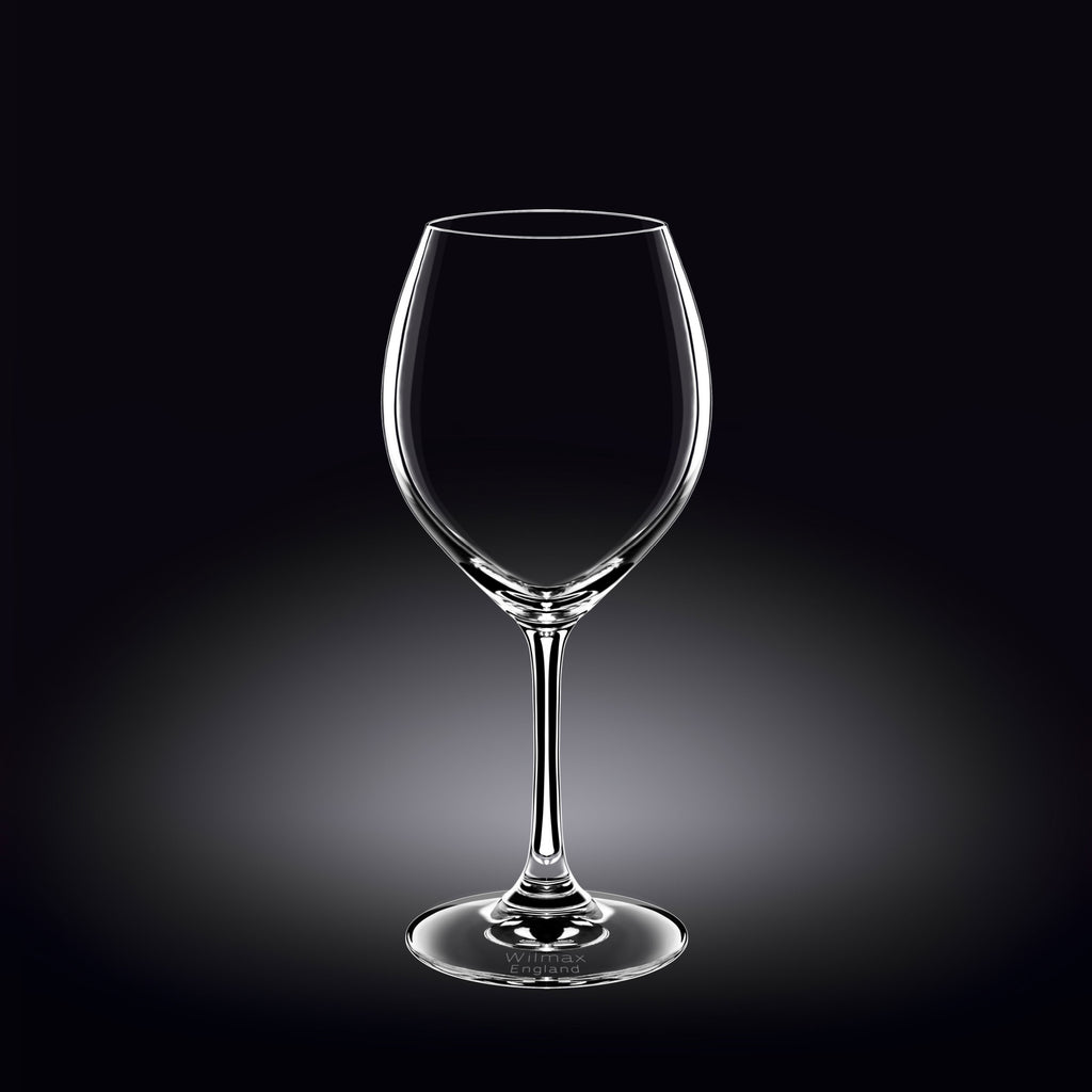 Wilmax Weinglas 490 ml Kristallglas Transparent 6er Set WL-888010/6A