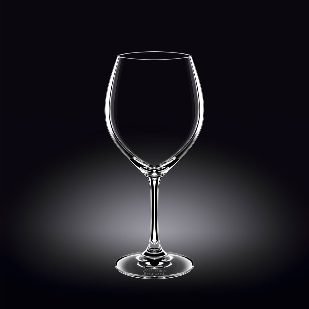Wilmax Weinglas 620 ml Kristallglas Transparent 6er Set WL-888011/6A