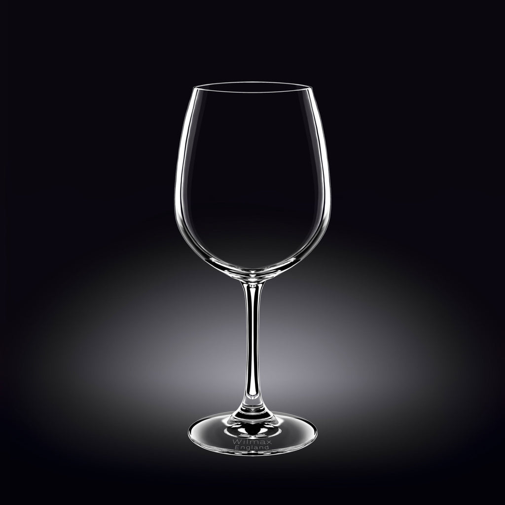 Wilmax Weinglas 600 ml 6er-Set Transparent aus Wilmax Crystalline-Serie