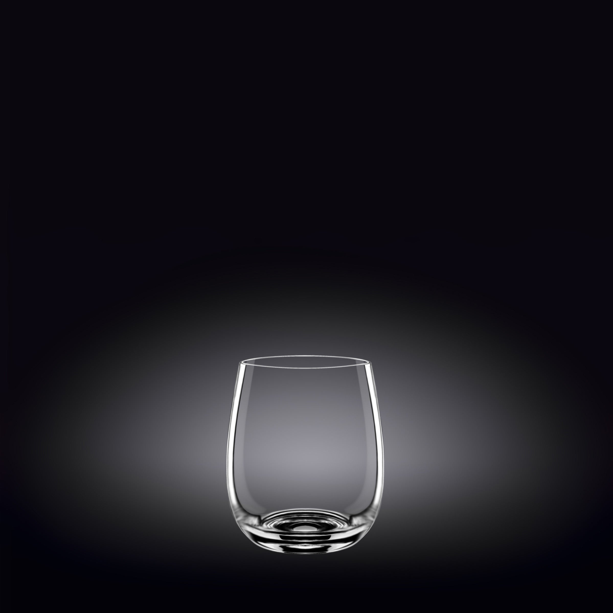 Wilmax Whiskyglas 370 ml 6er-Set Transparent aus Wilmax Crystalline-Serie