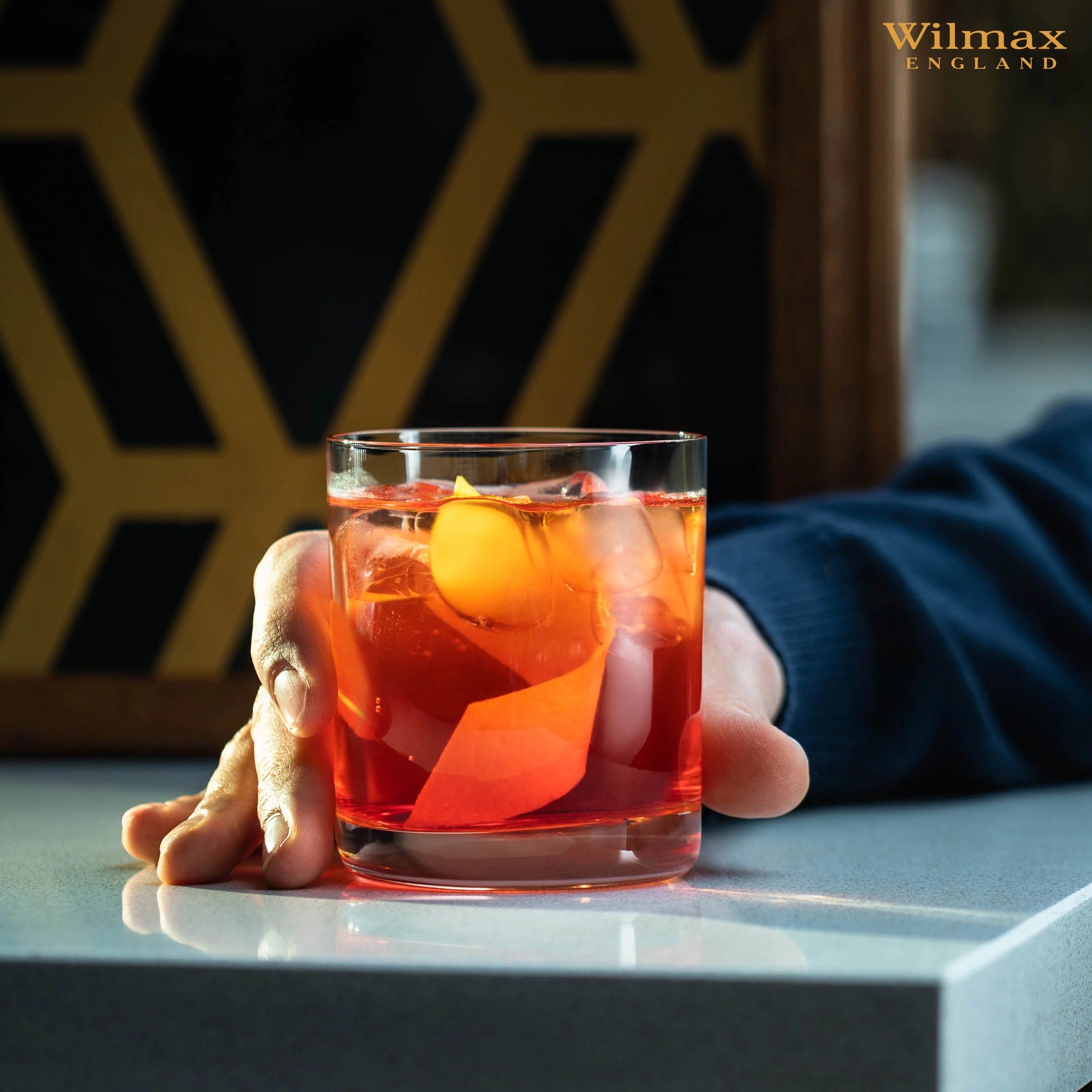 Wilmax Whiskyglas 300 ml Kristallglas Transparent 6er Set WL-888023/6A