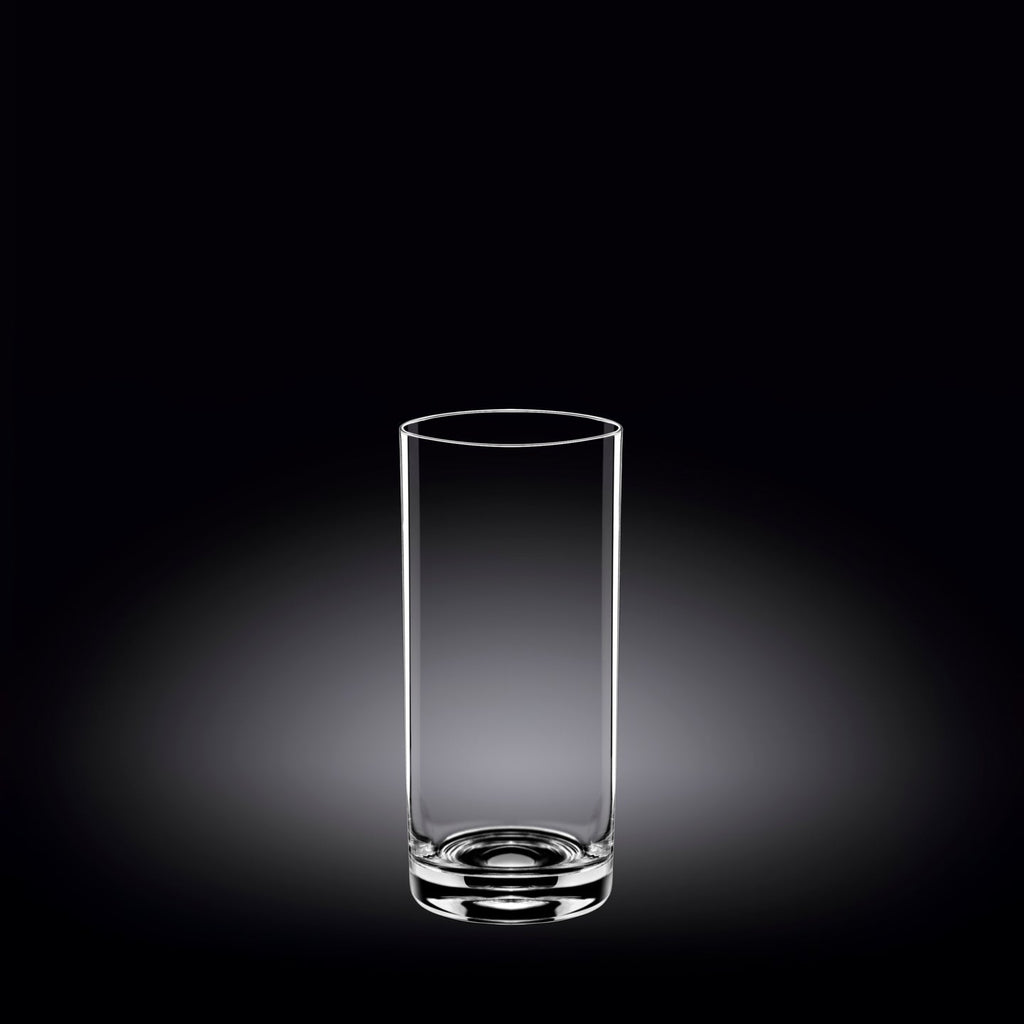 Wilmax Longdrinkglas 390 ml Kristallglas Transparent 6er Set WL-888024/6A