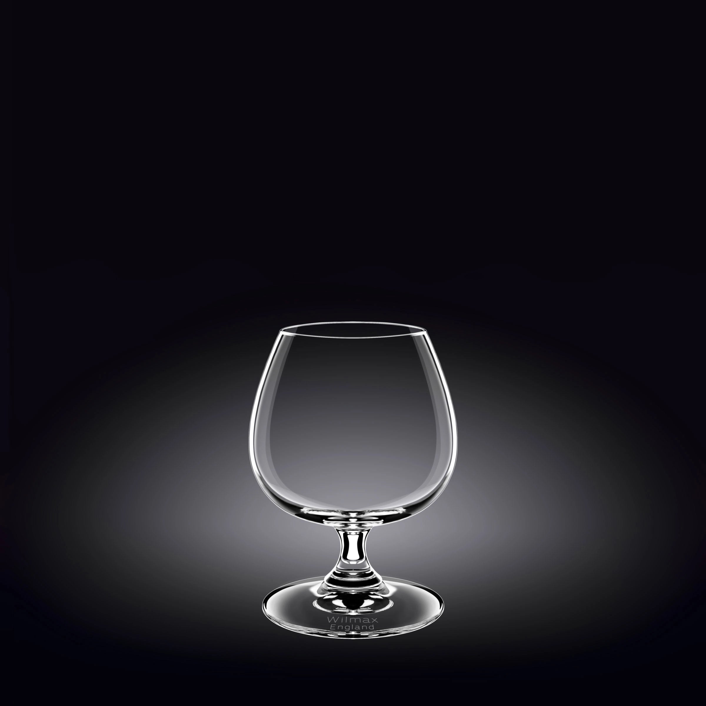 Wilmax Cognacglas 410 ml Kristallglas Transparent 6er Set WL-888025/6A