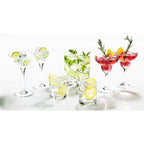 Wilmax Margaritaglas 280 ml Kristallglas Transparent 6er Set WL-888031/6A