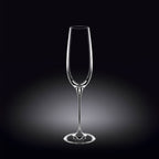 Wilmax Champagnerflöte 260 ml Kristallglas Transparent 2er Set WL-888048/2C