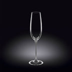 Wilmax Champagnerflöte 260 ml 2er-Set Transparent aus Wilmax Crystalline-Serie