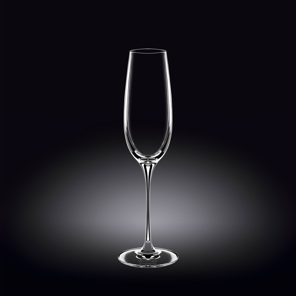 Wilmax Champagnerflöte 260 ml 2er-Set Transparent aus Wilmax Crystalline-Serie