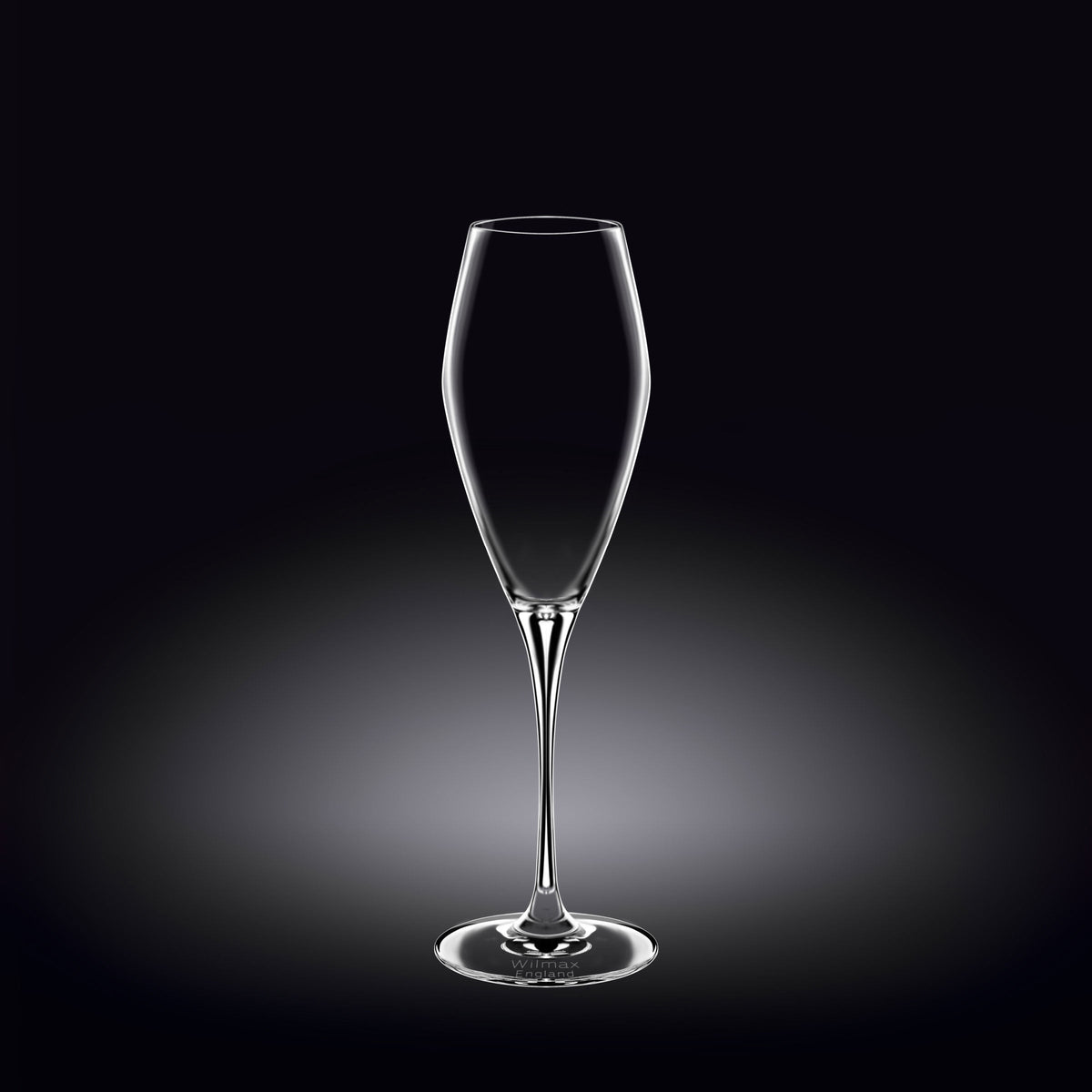 Wilmax Champagnerflöte 290 ml 2er-Set Transparent aus Wilmax Crystalline-Serie