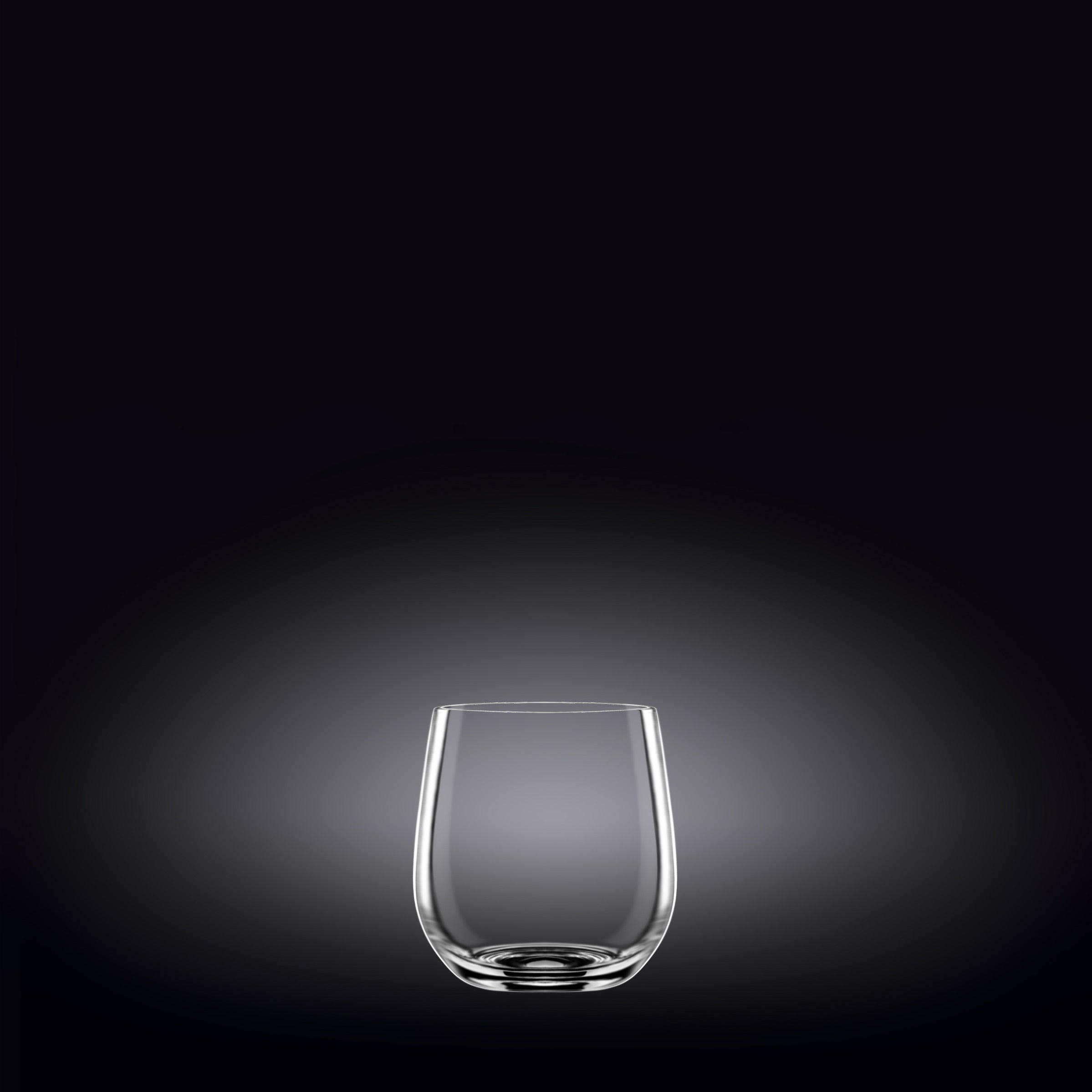 Wilmax Whiskyglas 400 ml 2er-Set Transparent aus Kristallglas