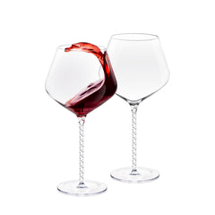 Wilmax Weingläser Set, 2er-Set, 950 ml, Kristallglas, WL-888103/2C