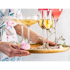 Wilmax Champagnerflöte 300 ml Kristallglas Transparent 2er Set WL-888104/2C