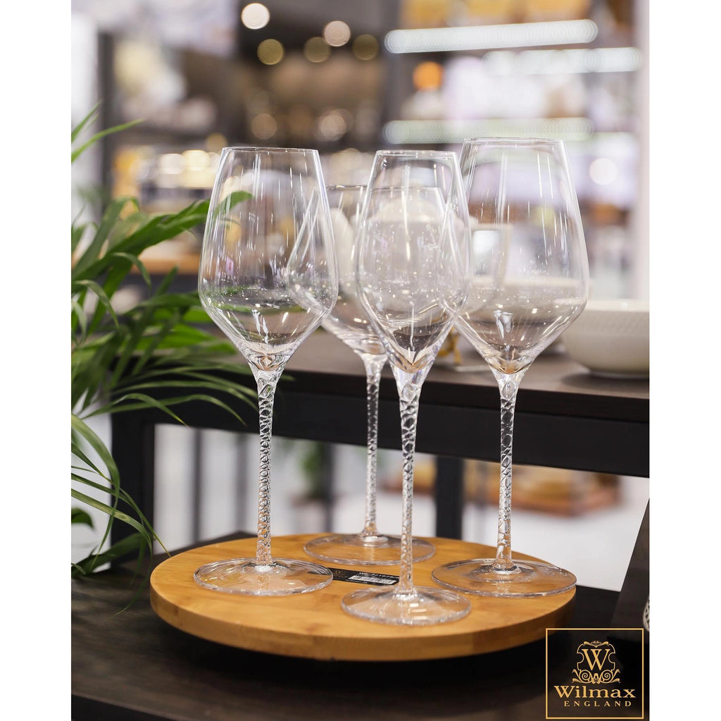 Wilmax Champagnerflöte 300 ml Kristallglas Transparent 2er Set WL-888104/2C