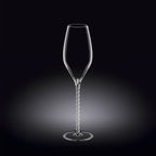 Wilmax Champagnerflöte 300 ml 2er-Set Transparent aus Wilmax Crystalline-Serie