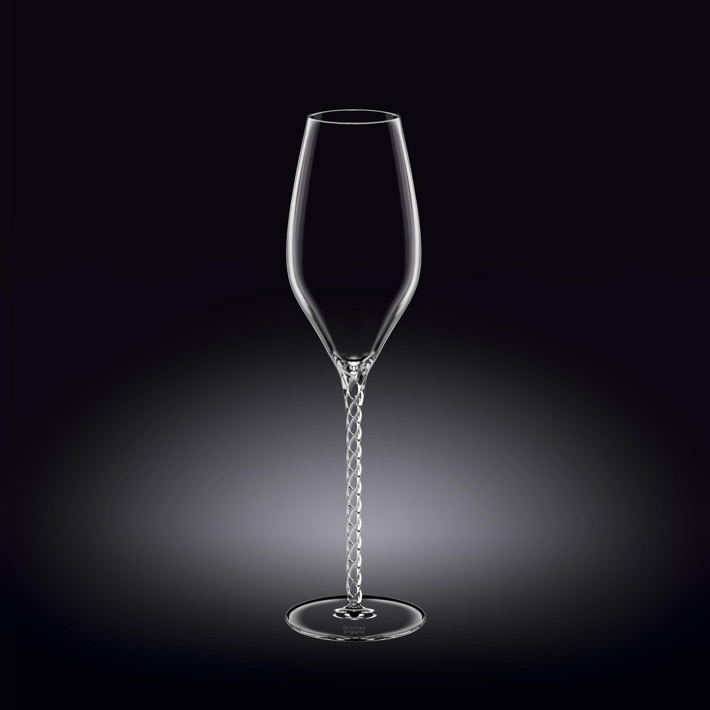 Wilmax Champagnerflöte 300 ml 2er-Set Transparent aus Wilmax Crystalline-Serie