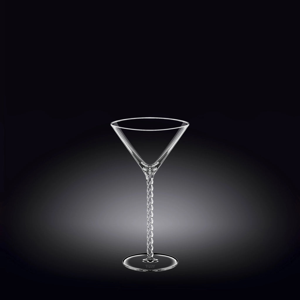 Wilmax Martiniglas 200 ml Kristallglas Transparent 2er Set WL-888106/2C