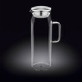 Wilmax Krug 1500 ml Thermoglas mit Edelstahl Deckel Transparent WL-888210/A
