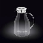 Wilmax Karaffe 2500 ml Thermoglas mit Edelstahl Deckel Transparent WL-888211/A